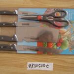 4Pcs Knife + 9110 Scissors + Cutting Board D/B