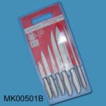 7Pcs S/S Knife Set Stell Handle D/B