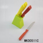 Set Of 6Pcs Steak Knife With Plastic Stand Shrink Packing