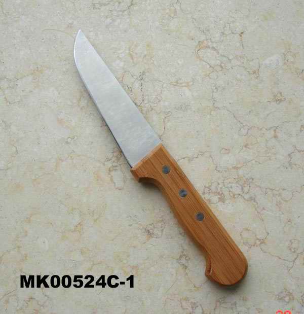 MK00524C-1 6" Meat Knife W/ Bamboo Handle