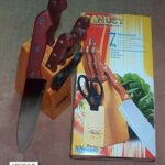 7Pcs Knife Set Wooden Handle In Colour Box