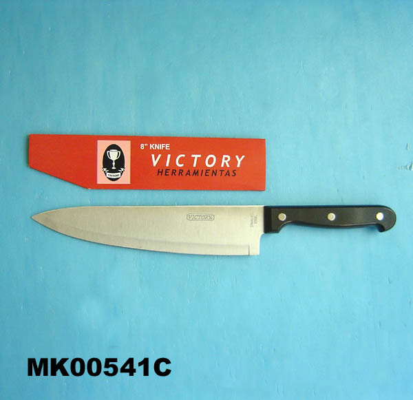 MK00541C 8" Chef Knife P.P Handle In Paper Cover 1.5Mm Victory Logo