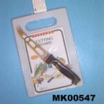 7"X10" Cutting Board W/10"Fancy Knife (Edd Item# 08811)