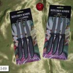 3Pcs S.S. Steak Knife