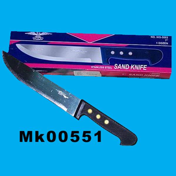 MK00551 7" 12Pcsbeach Knife In Colour Box