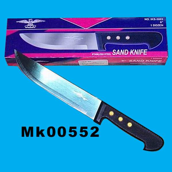 MK00552 6" 12Pcs Beach Knife In Colour Box