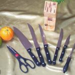8Pcs Wooden Block Knife Set
