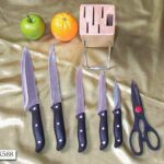 7Pcs Kitchen Knife Set In Color Box
