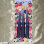 3Pcs S.S. Steak Knife