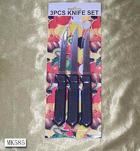 MK00585 3Pcs S.S. Steak Knife