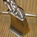 5Pcs Hollow Knife + S/S Block