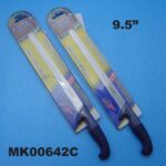 9.5" Ham Knife Blue & Yellow Handle D/B