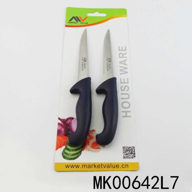 Sets Of 2Pcs S/S Steak Knife With Plastic Handle
