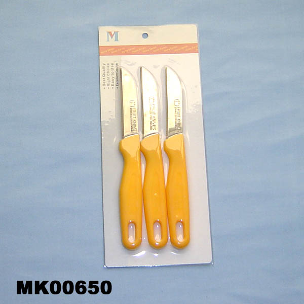 MK00650 3Pcs Fruit Knife