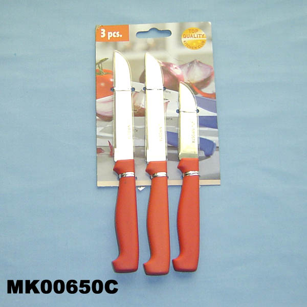 MK00650C 3Pcs Fruit Knife T/C