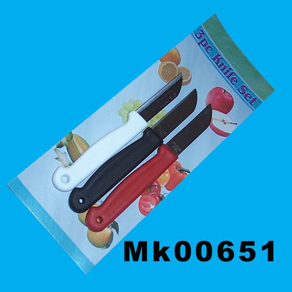 MK00651 Fruit Knife 3Pcs