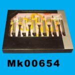 12Pcs Bakelite Handle Steak Knife & Forks In W/B