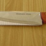 8" Wooden Handle Chef Knife