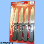 4Pcs Jumbo Steak Knife Plastic Handle D/B