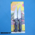 2Pcs Jumbosteak Knife Plastic Handle Insert Card