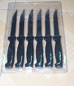 6Pcs 0.8Mm Beef Knife