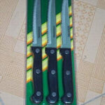 3Pcs Abs Handle Beef Knife