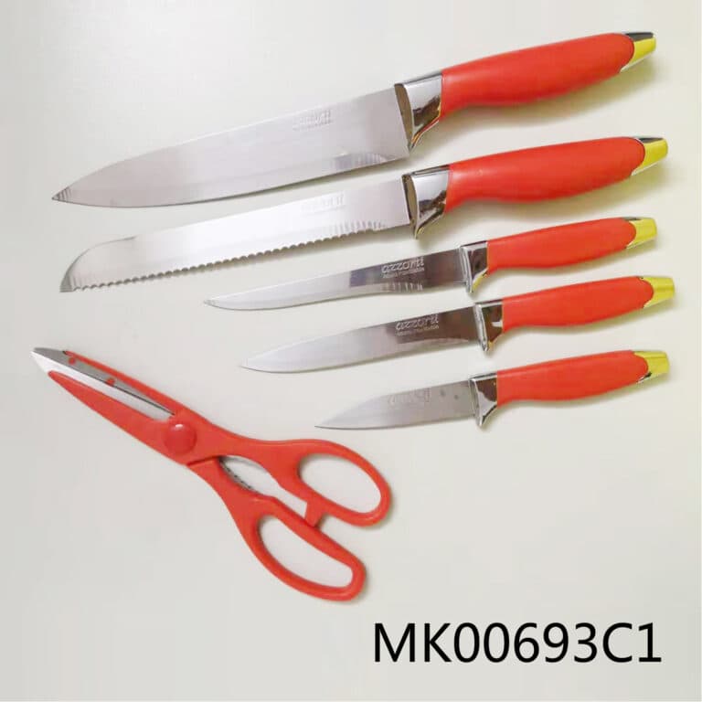 S/S 6 Pcs Knives Sets (5Pcs Knives+Scissors)