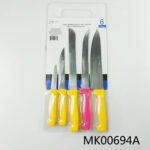 Sets Of 5 Pcs Knife + Plastic Board Set