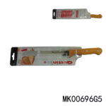 8" S/S Bread Knife With Beech Handle In Pvc Bag