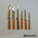 6Pcs S/S Knife Set In Wooden Handle
