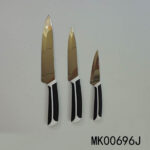 3Pcs Knife Set With Tpr Handle In D/B