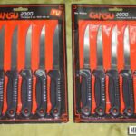 6Pcs Plastic Handle Beef Knife