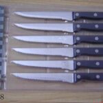 6Pcs S.S. Steak Knife Bakelite Hadnle