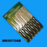 6Pcs Steak Knife D/B Bakelite Handle