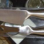 5.5" Hollow Handle Chef Knife & Forks In Pvc Box