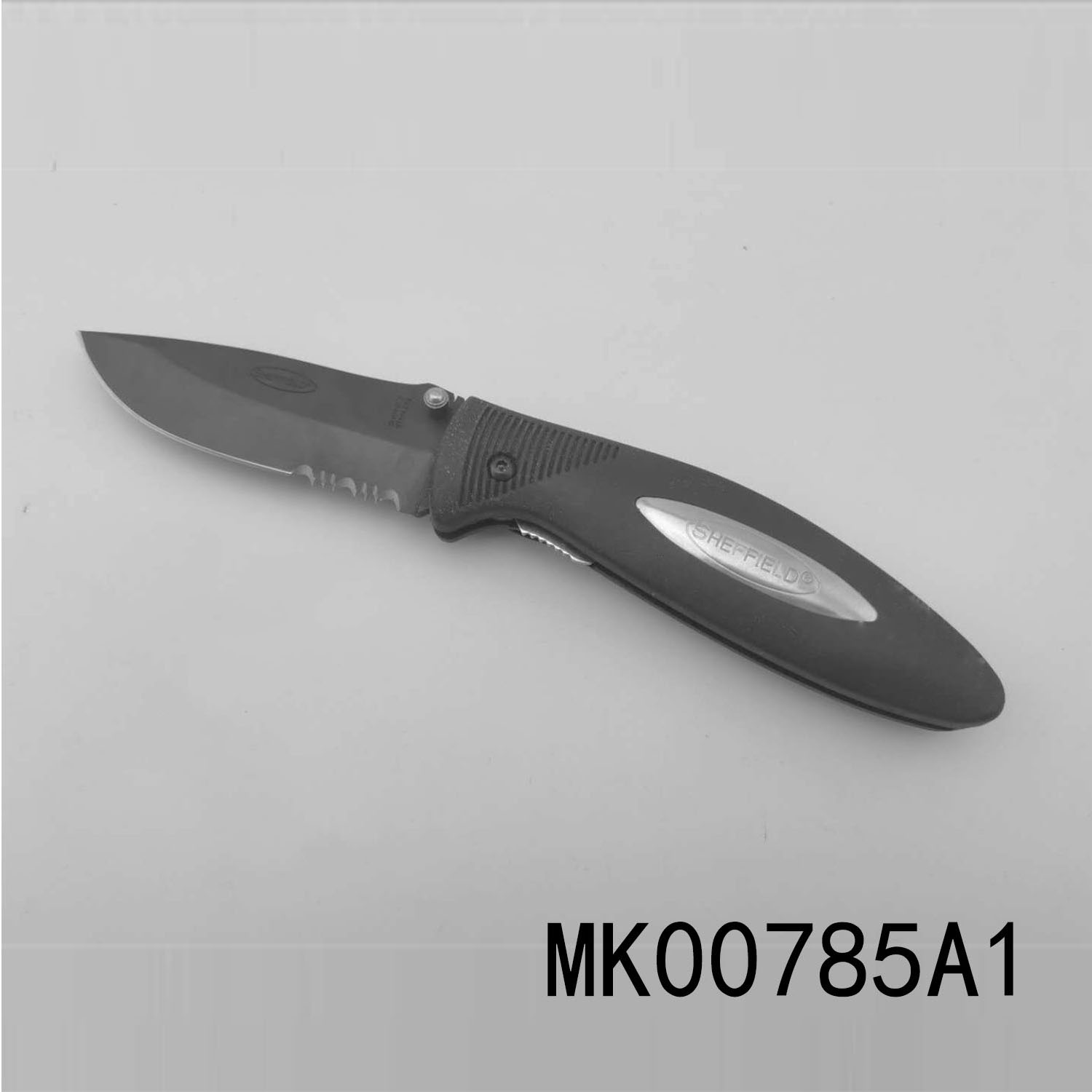 MK00785A1 3Cr13 Fold Knife With Abs And Rubber And Plastic Handle
