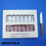 8Pcs Steak Knife In Color Box