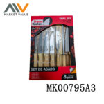 8 Pcs Steak Knife With Wood Handle