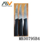 3Pcs Steak Knife With Soft Pp Handle B.C