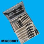 24Pcs Bakelite Handle Knife Set In Case