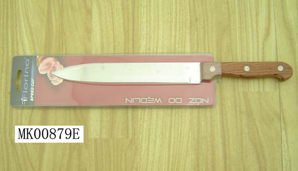MK00879E S/S Bread Knife Wooden Handle D/B