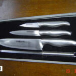 3Pcs S/S Thermal Sealing Handle + S/S Sharpener In Box
