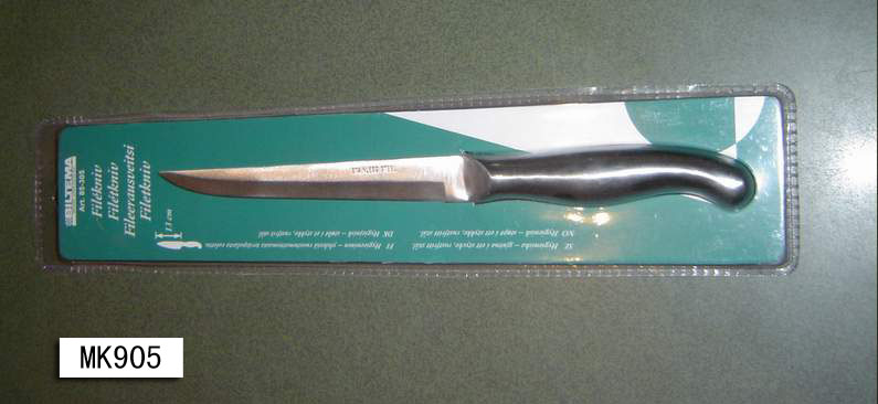 MK00905 S/S Hollow Handle Slice Knife D/B
