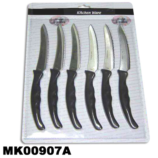 MK00907A 6Pcs Steak Knife Set B/C