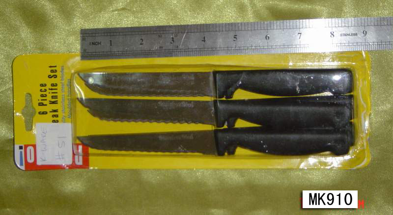 MK00910 6Pcs Steak Knife B/C