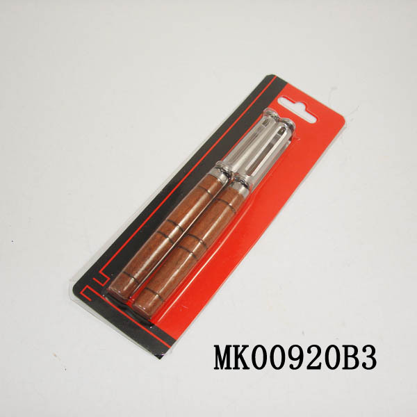 2Pcs Peeler Wooden Handle  B/C