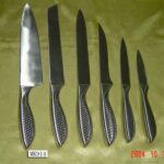 6Pcs S/S Hollow Handle Knife Set