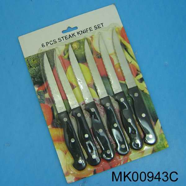 MK00943C 6Pcs Steak Knife Set B/C