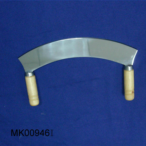 MK00946I Wooden Handle Single Blade Vegetable Cutter