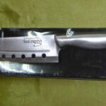 Thermal Sealing Hanle Frozen Meat Knife In Pvc Box